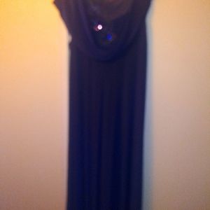 Plus Size Navy Formal Dress
